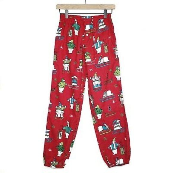 ‼️LAST CHANCE SALE‼️ THE COMPANY STORE Kids  "Holiday Polar Bears" Flannel PJ L - Picture 1 of 5